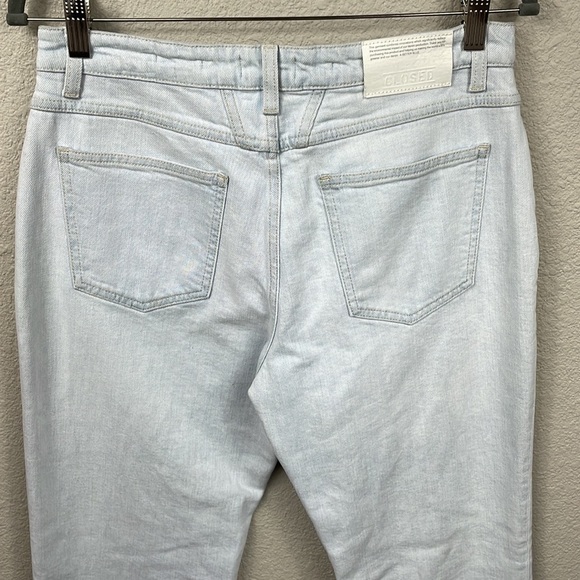 New Closed Denim Briston Straight Jeans Rigid Cotton Organic Sz 28 - Picture 8 of 16